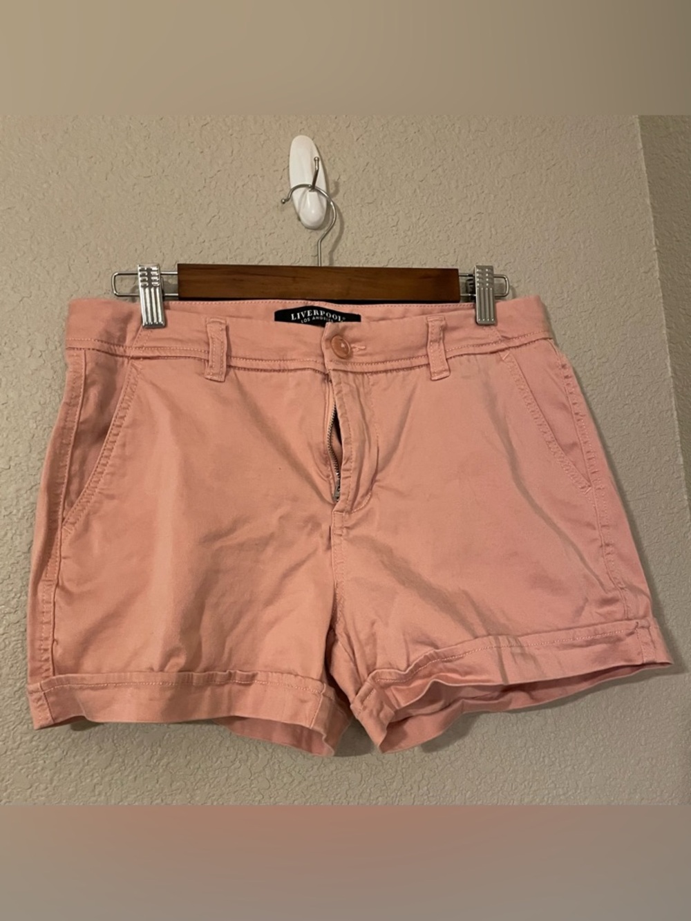 Liverpool Peach Pink Chino Shorts